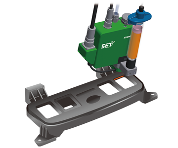 非接触で局所的に塗り分けるジェット塗布