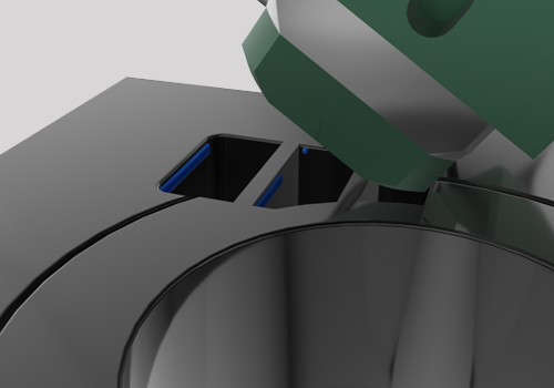 ECU基板へ防湿コーティング剤塗布