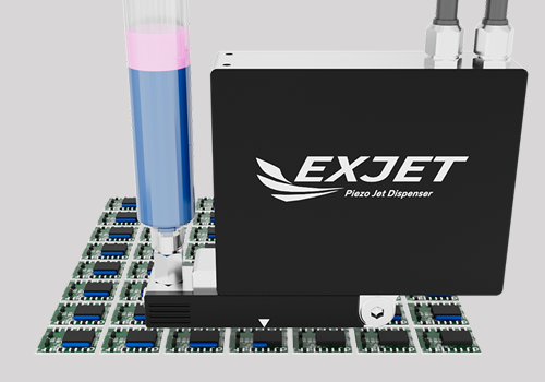 高密度基板における極細ラインコーティング