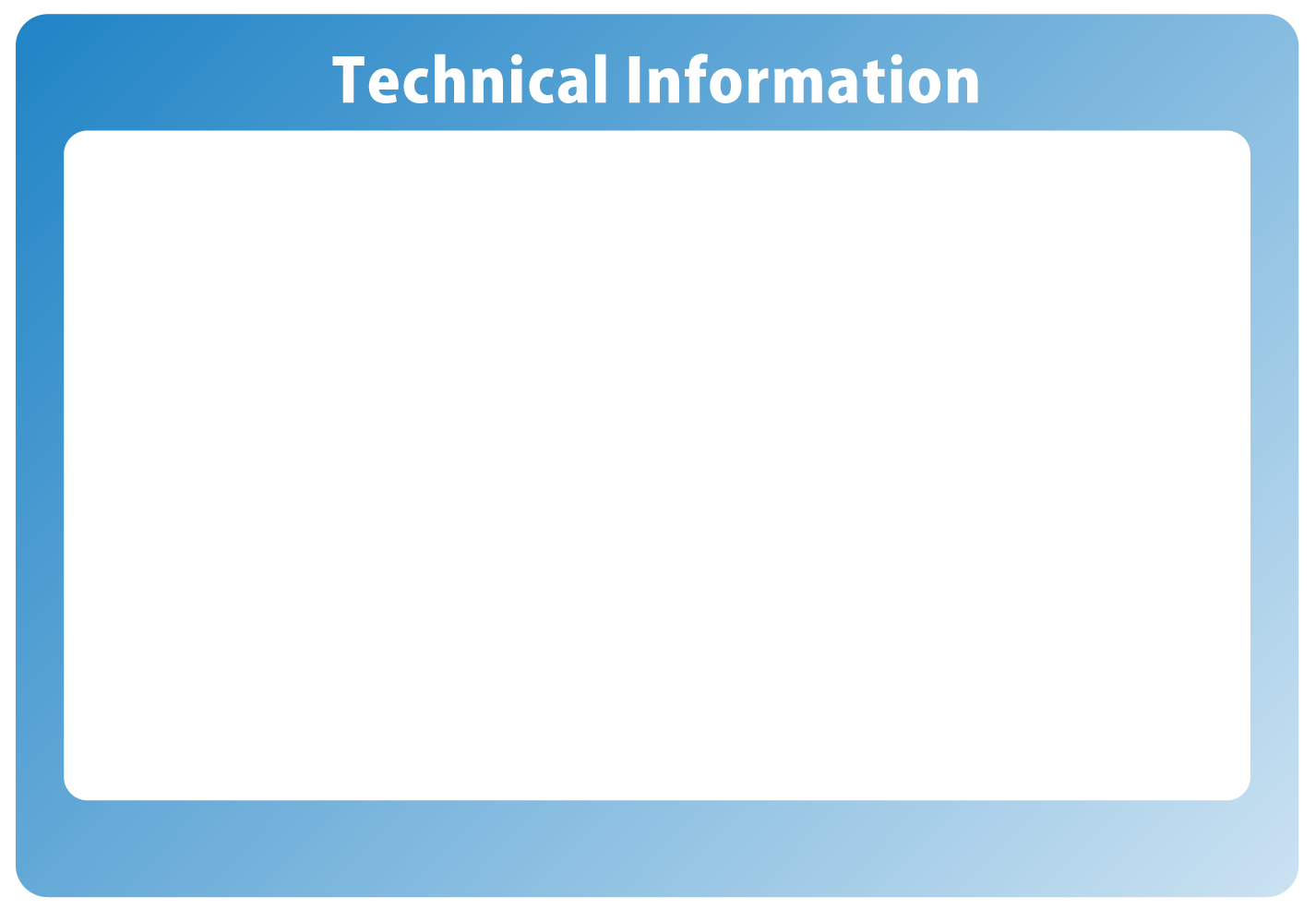 Technical Information